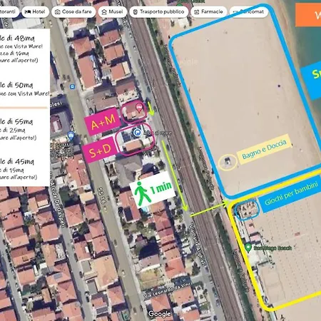 Conero-alba Al Mare-bilocale E Corte-stella * Порто-Потенца-Пичена